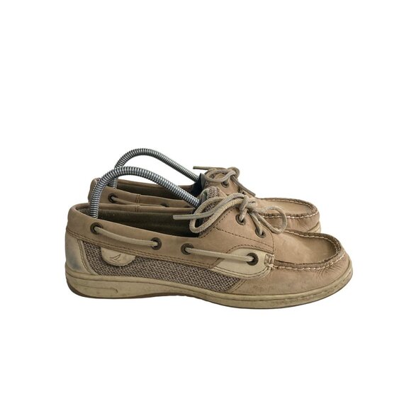 Sperry Women's 8.5M Tan Leather Top-Sider Boat Shoes - Picture 5 of 8
